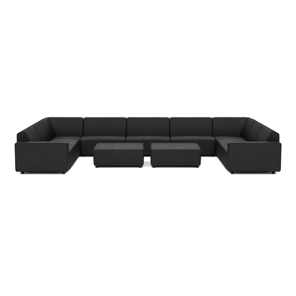 ICON Lounge set en U - L - avec 2 Hocker