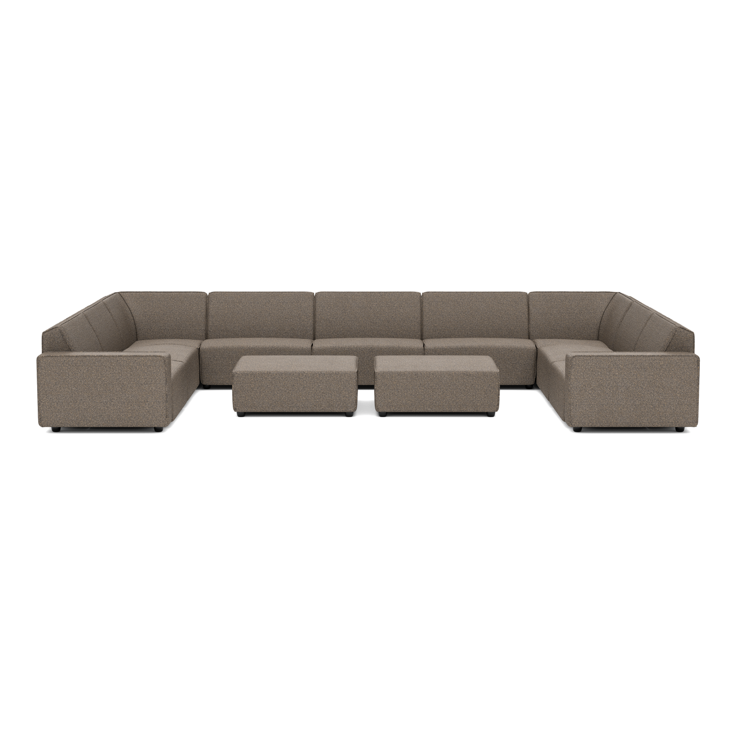 ICON Lounge set en U - L - avec 2 Hocker