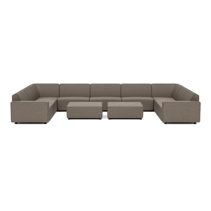 ICON Lounge set en U - L - avec 2 Hocker