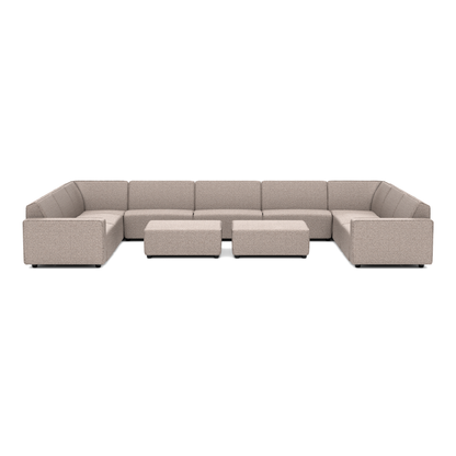 ICON Lounge set en U - L - avec 2 Hocker