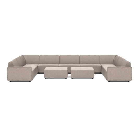 ICON Lounge set en U - L - avec 2 Hocker