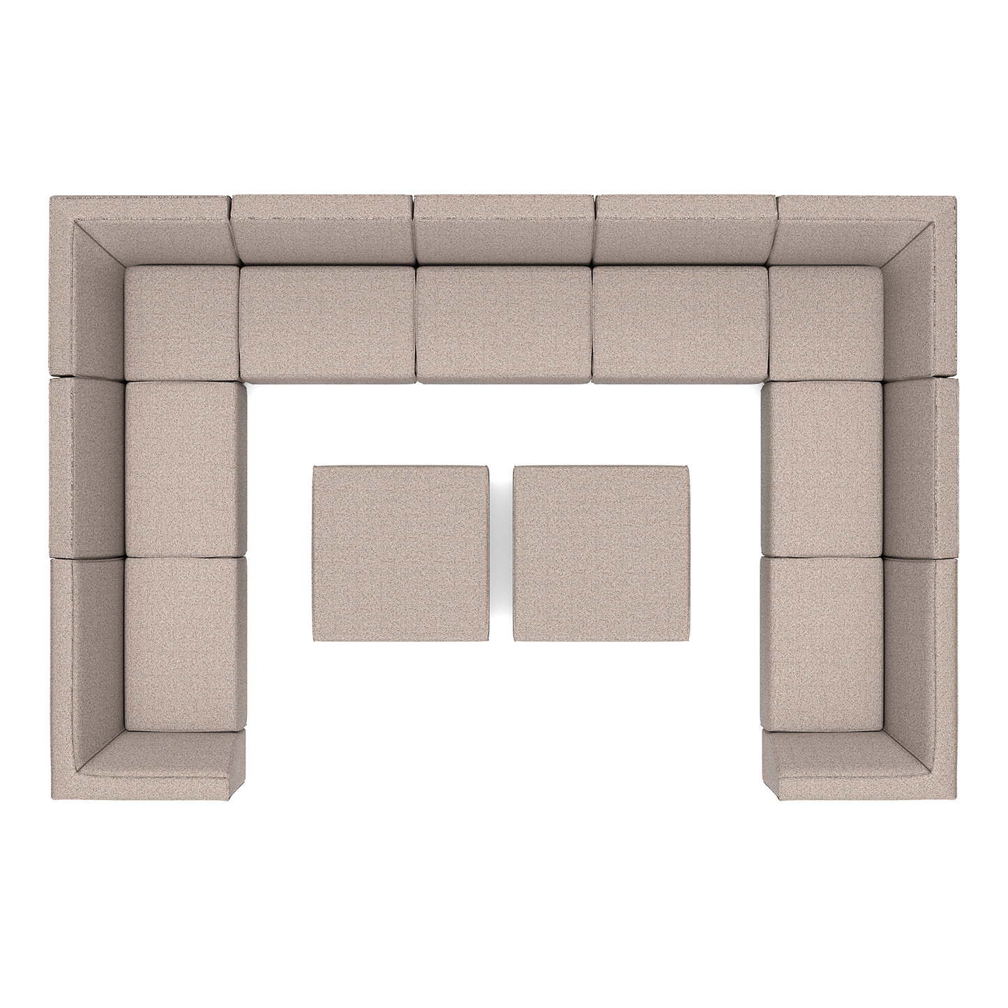 CHILL en U - taille L - avec 2 Hocker