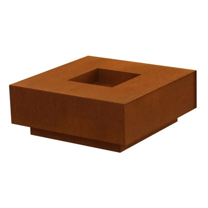 Table de feu extérieur 100cmx100cm – Corten 3mm